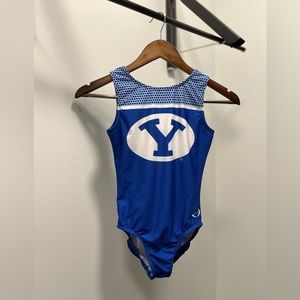 Blue BYU Ozone leotard Adult small in great condition!